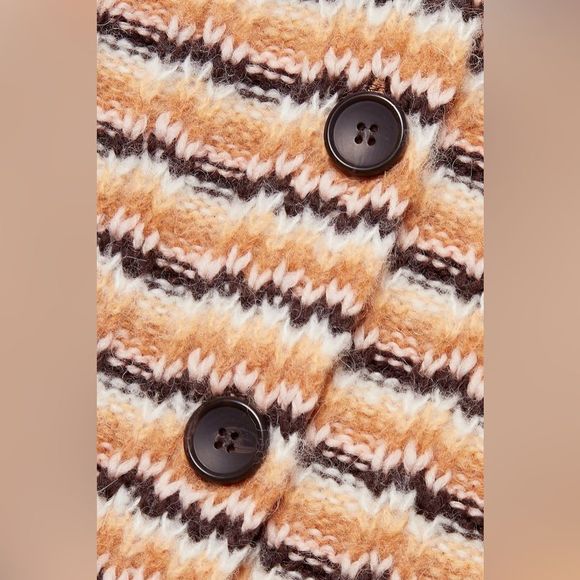 A.L.C. Rebekah striped ribbed wool-blend cardigan - Picture 12 of 16